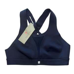 NWT Sweaty Betty All Train Sports Bra Navy Blue 36A